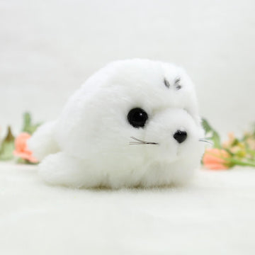 Baby Harp Seal Stuffed Animal Plush Toy